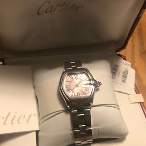 Unique Porsche inspired blush Cartier Roadster